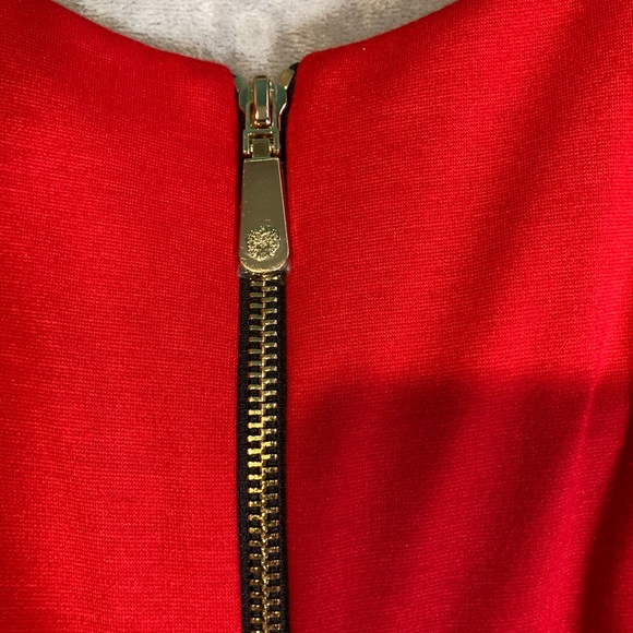 Vince Camuto Red Peplum Dress NWT S6 - Picture 9 of 12